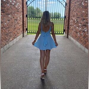 Light Blue Sleeveless Dress